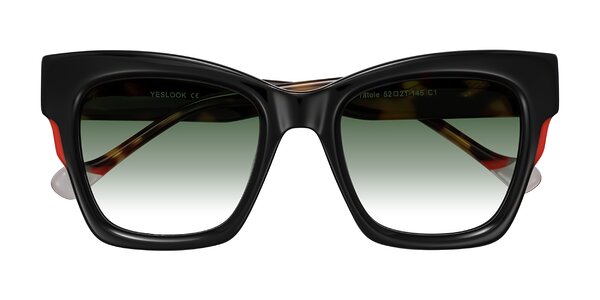 Front of Yatole in Black/Tortoise