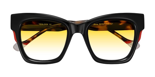 Front of Yatole in Black/Tortoise