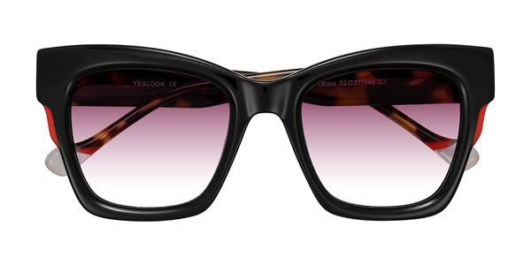 Front of Yatole in Black/Tortoise