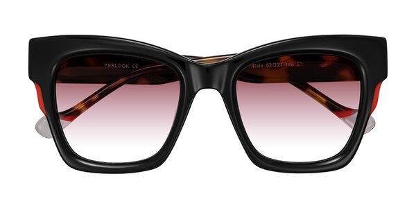 Front of Yatole in Black/Tortoise