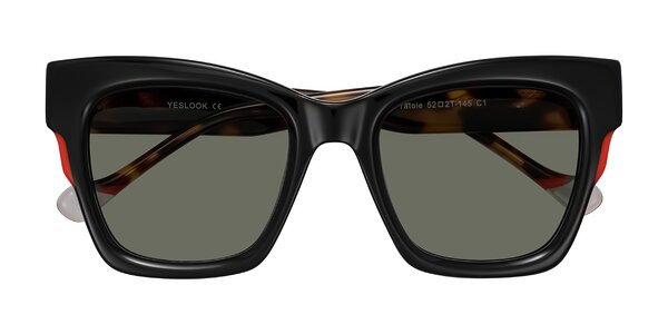 Front of Yatole in Black/Tortoise