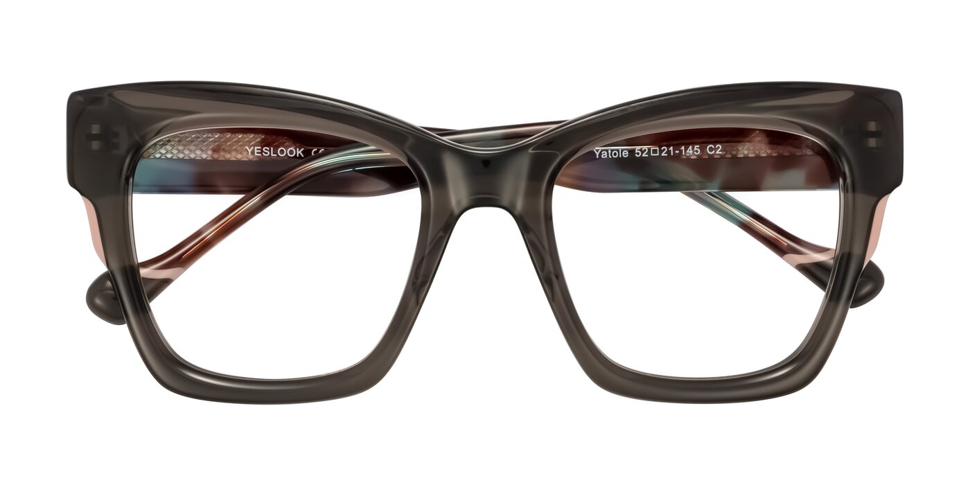 Yatole - Gray/Floral Eyeglasses