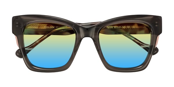 Front of Yatole in Gray/Floral