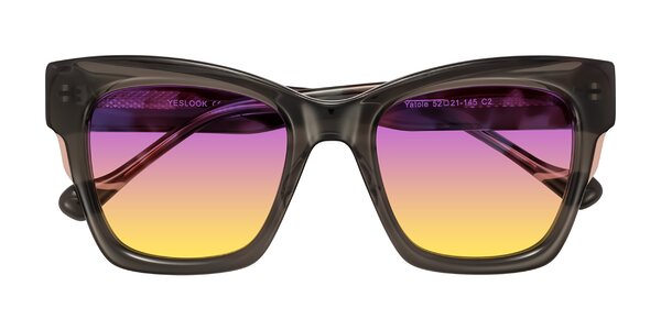 Front of Yatole in Gray/Floral