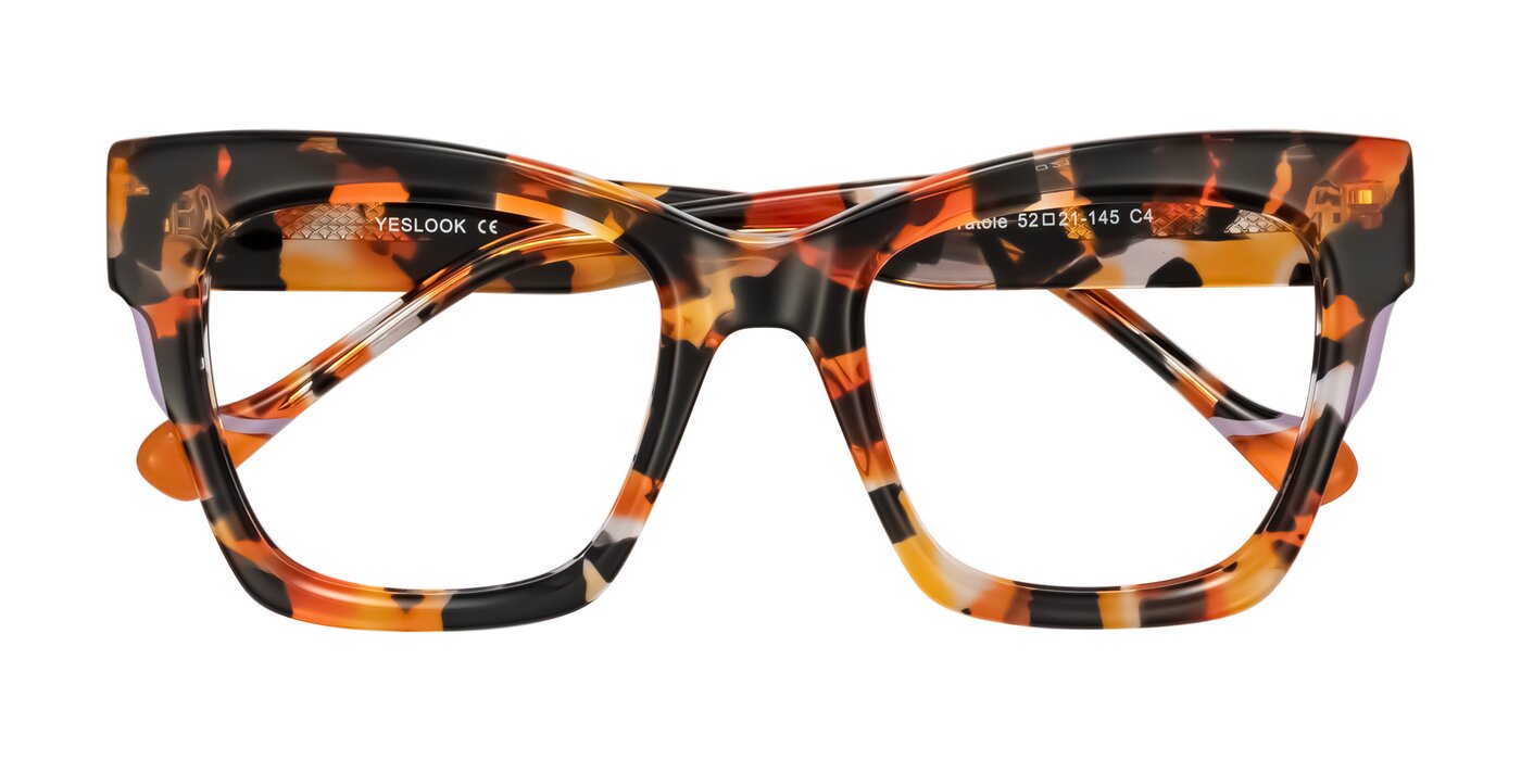 Yatole - Orange Tortoise Eyeglasses