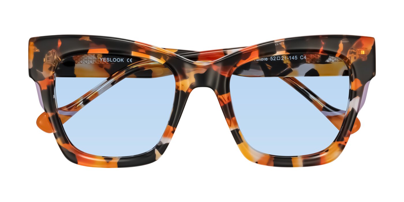 Yatole - Orange Tortoise Tinted Sunglasses