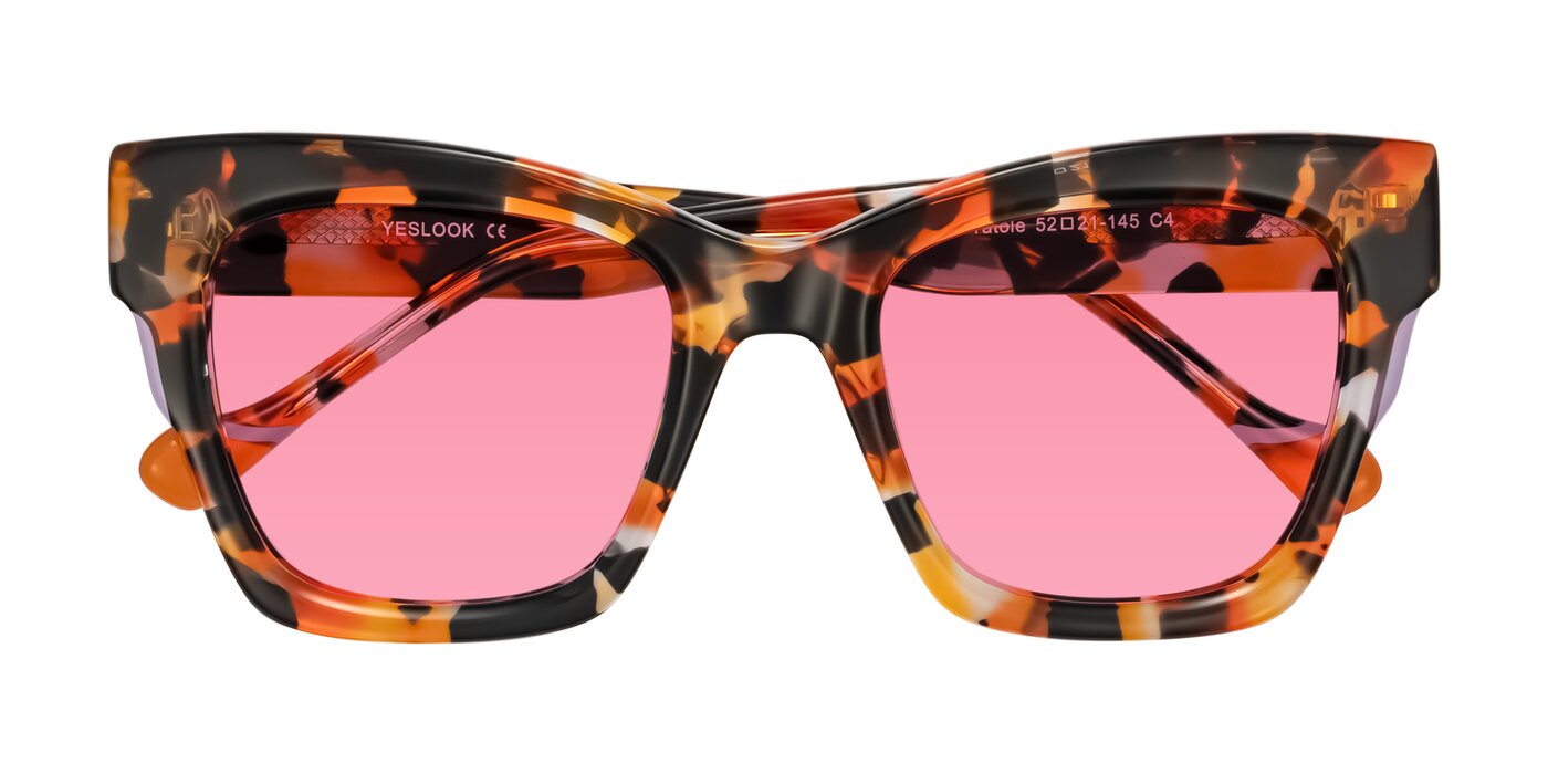 Yatole - Orange Tortoise Tinted Sunglasses