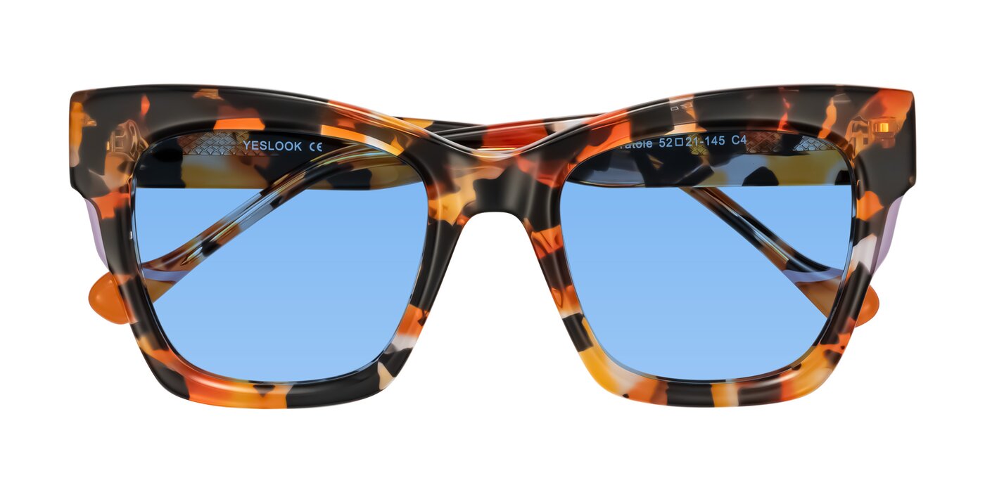 Yatole - Orange Tortoise Tinted Sunglasses