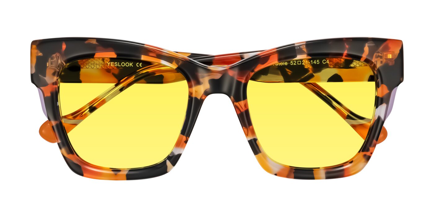 Yatole - Orange Tortoise Tinted Sunglasses