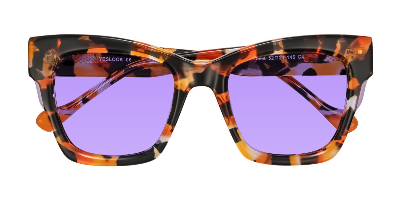 Yatole - Orange Tortoise Tinted Sunglasses