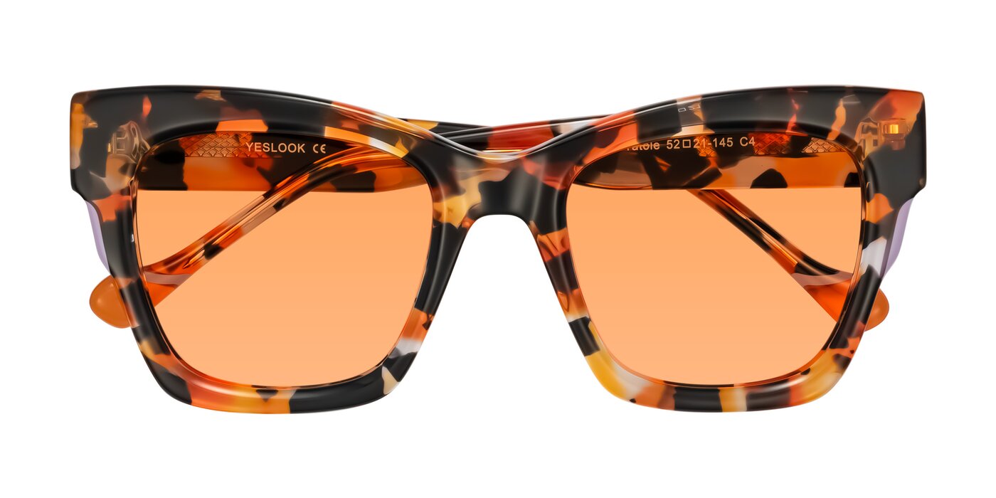 Yatole - Orange Tortoise Tinted Sunglasses