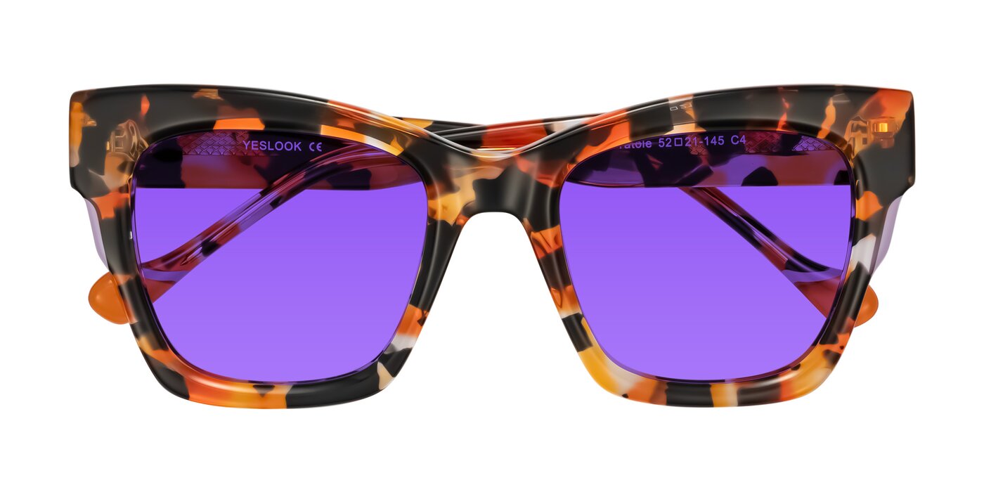Yatole - Orange Tortoise Tinted Sunglasses
