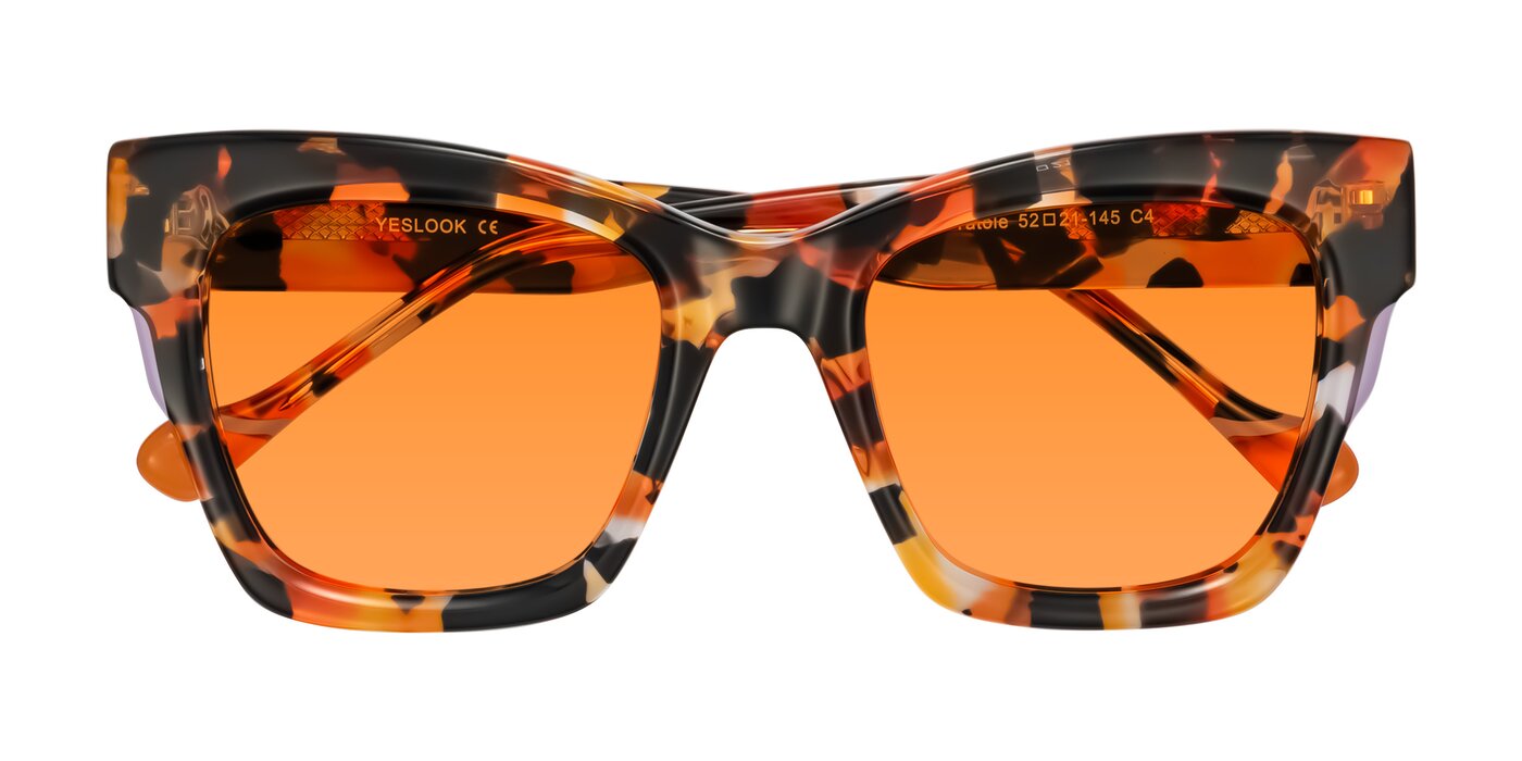 Yatole - Orange Tortoise Tinted Sunglasses