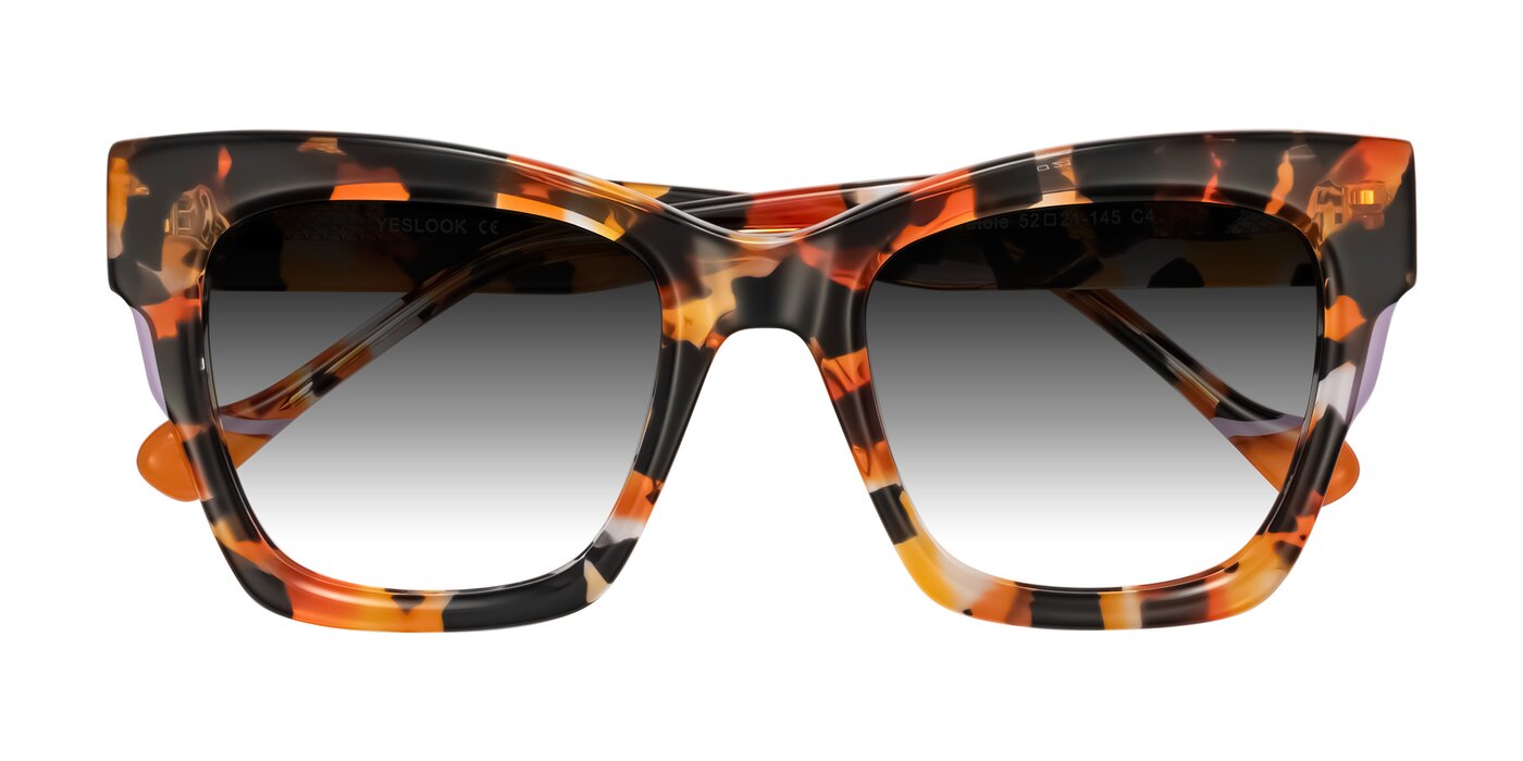 Yatole - Orange Tortoise Gradient Sunglasses
