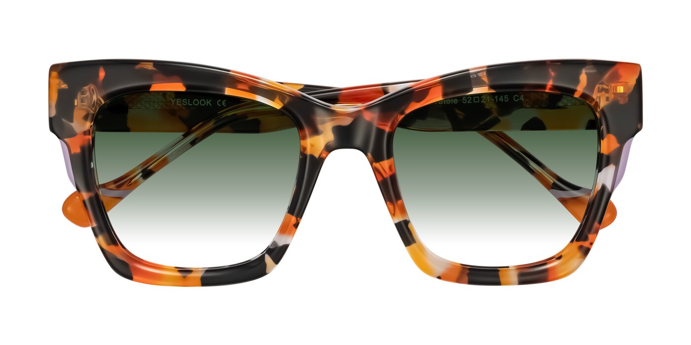 Yatole - Orange Tortoise Gradient Sunglasses