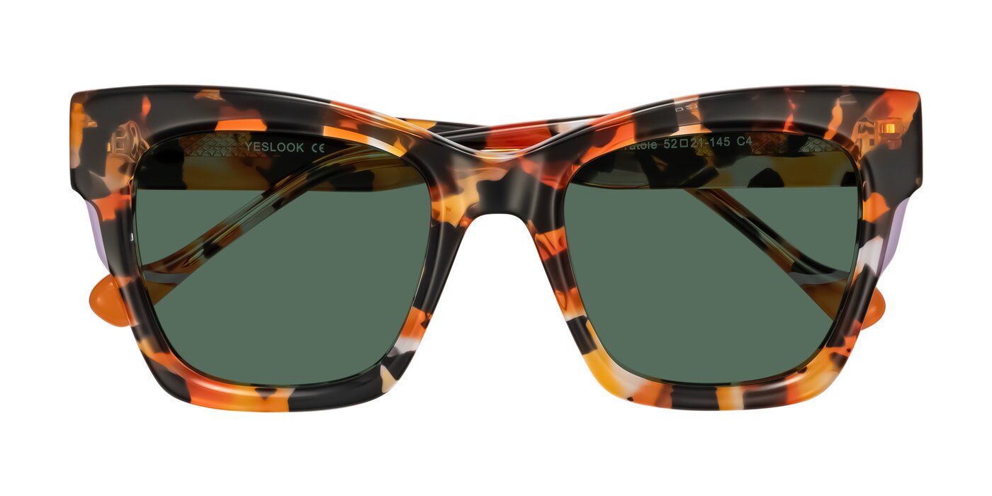 Yatole - Orange Tortoise Polarized Sunglasses