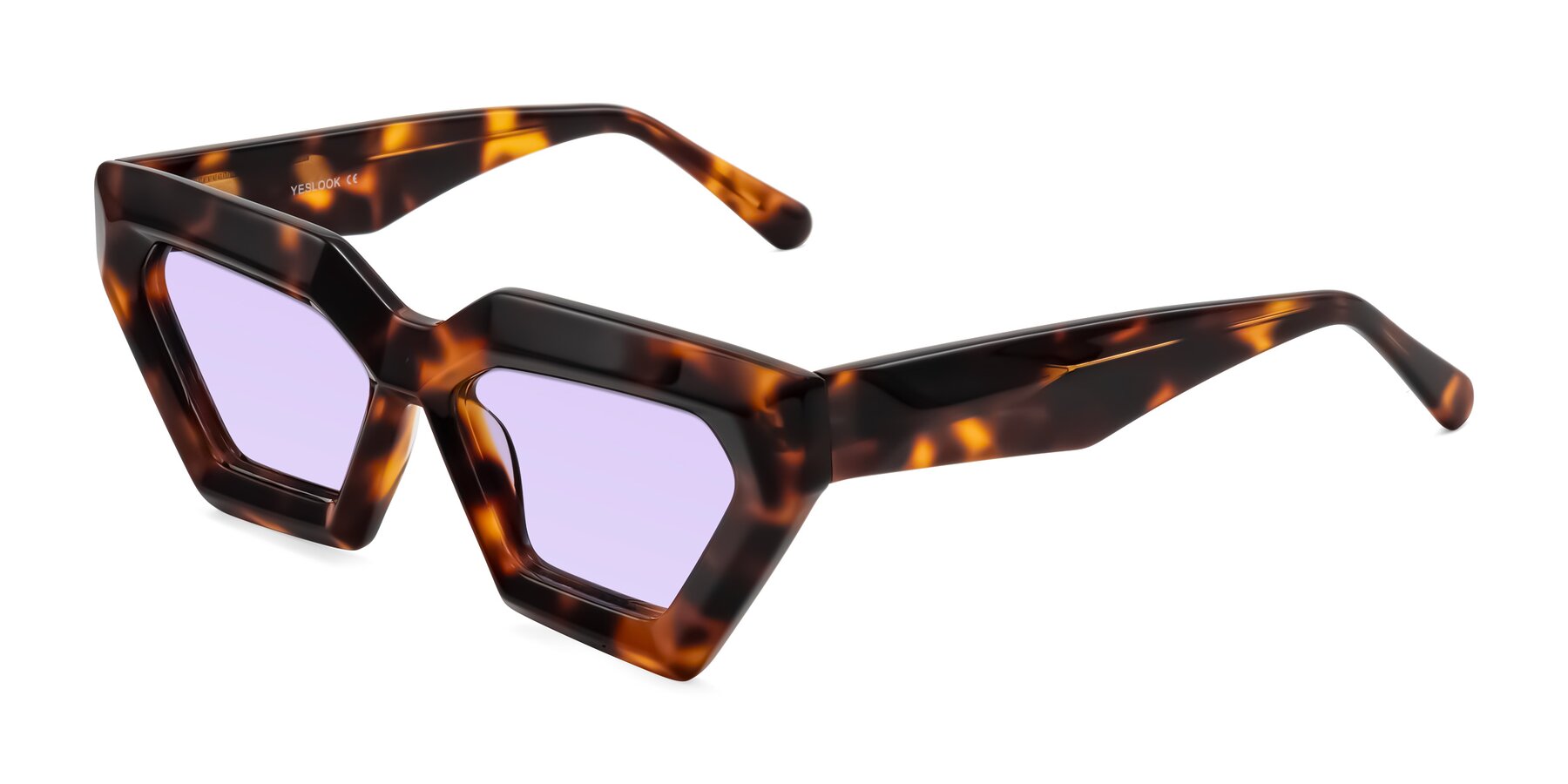 Angle of Giptoo in Tortoise with Light Purple Tinted Lenses