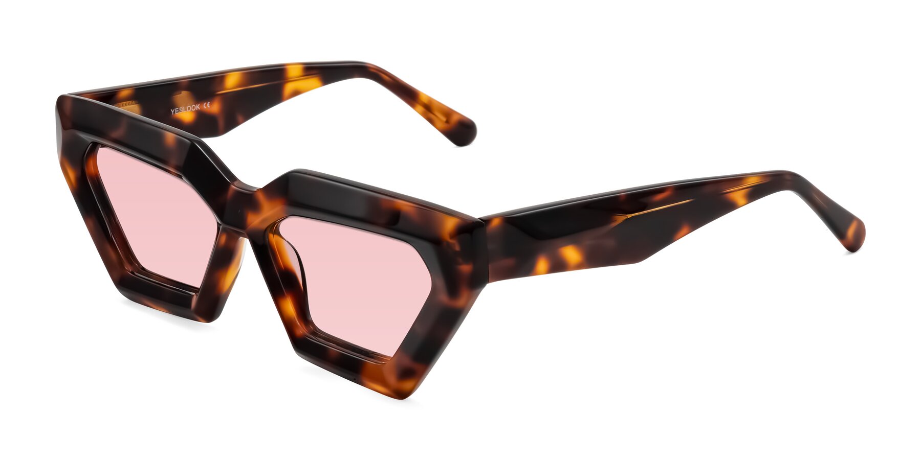 Angle of Giptoo in Tortoise with Light Garnet Tinted Lenses