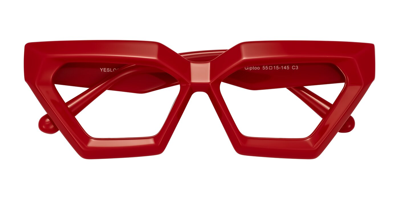Giptoo - Red Eyeglasses