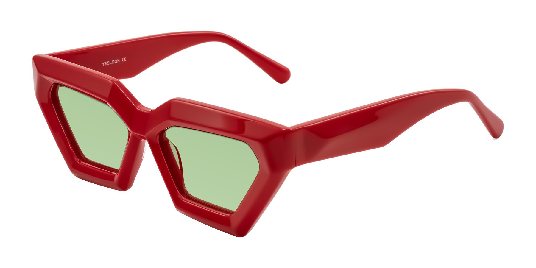 Angle of Giptoo in Red with Medium Green Tinted Lenses