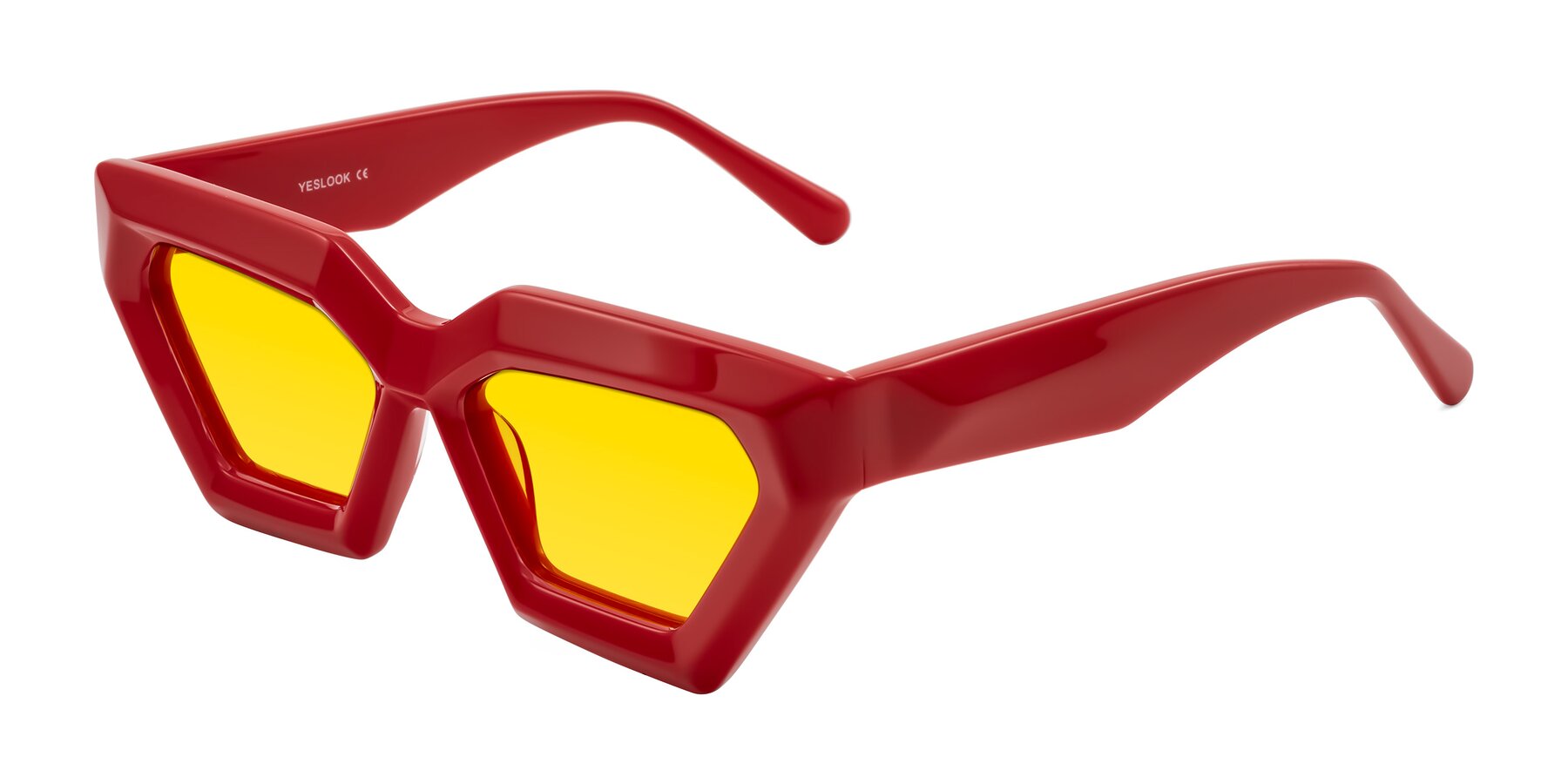 Angle of Giptoo in Red with Yellow Tinted Lenses