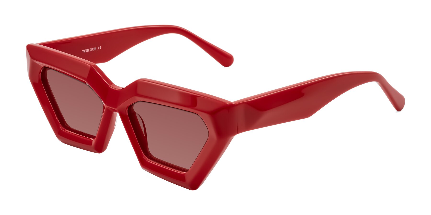 Angle of Giptoo in Red with Garnet Tinted Lenses