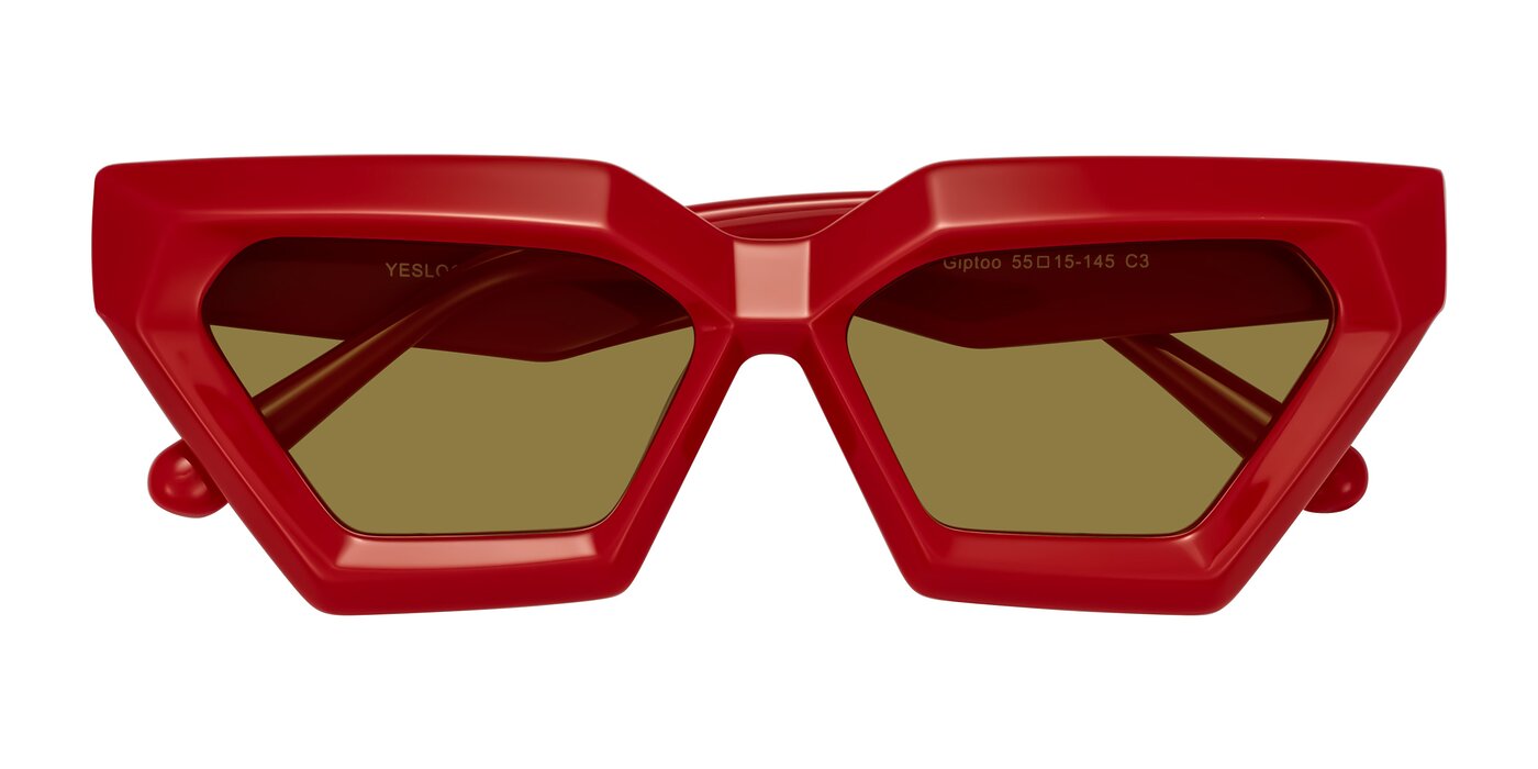 Giptoo - Red Polarized Sunglasses