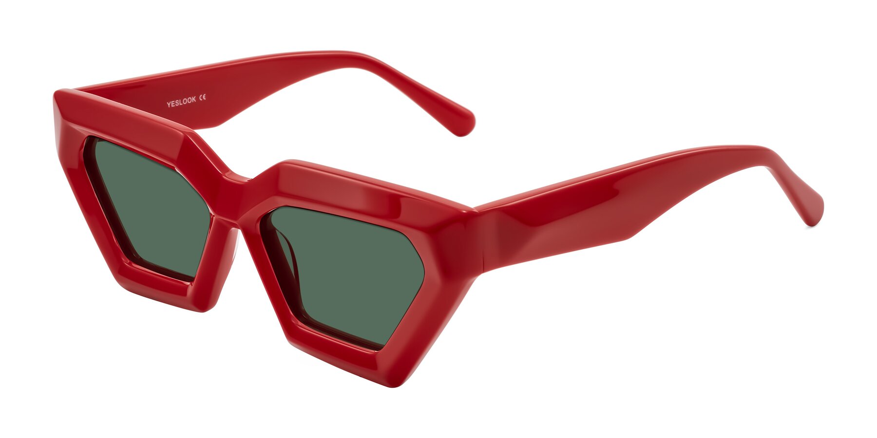Angle of Giptoo in Red with Green Polarized Lenses