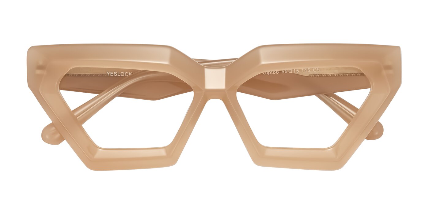 Giptoo - Creamy Beige Eyeglasses