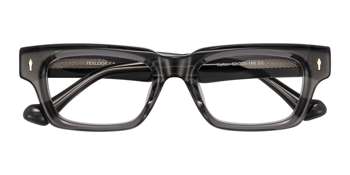 Xallon - Transparent Gray Eyeglasses