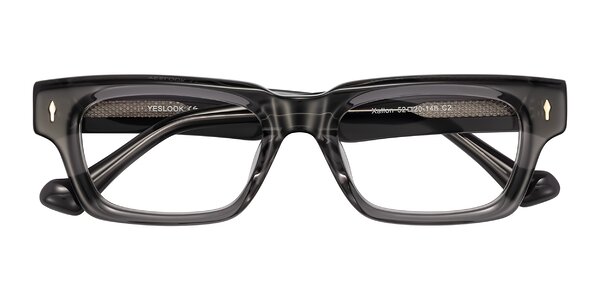 Front of Xallon in Transparent Gray