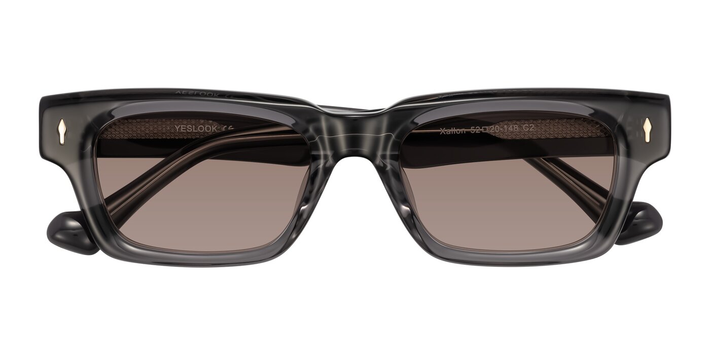 Xallon - Transparent Gray Tinted Sunglasses