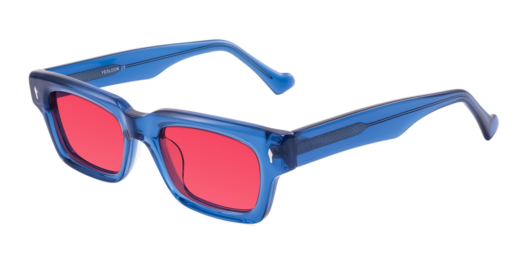 Angle of Xallon in Blue with Red Tinted Lenses