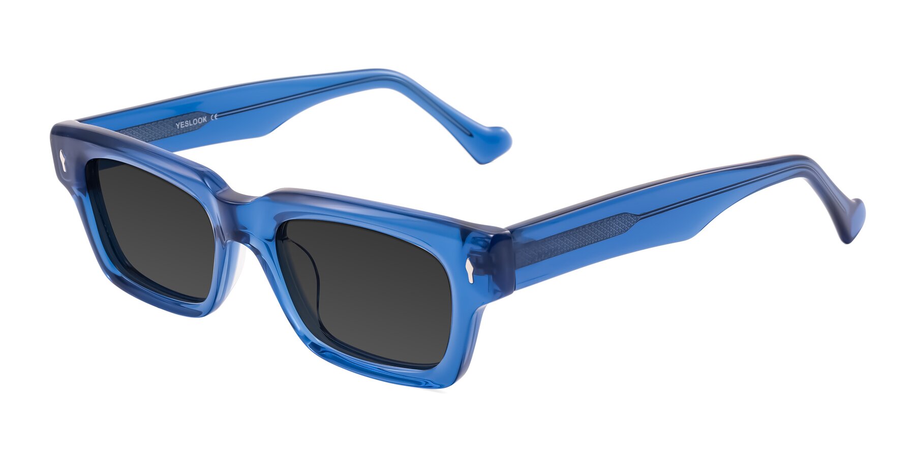 Angle of Xallon in Blue with Gray Tinted Lenses