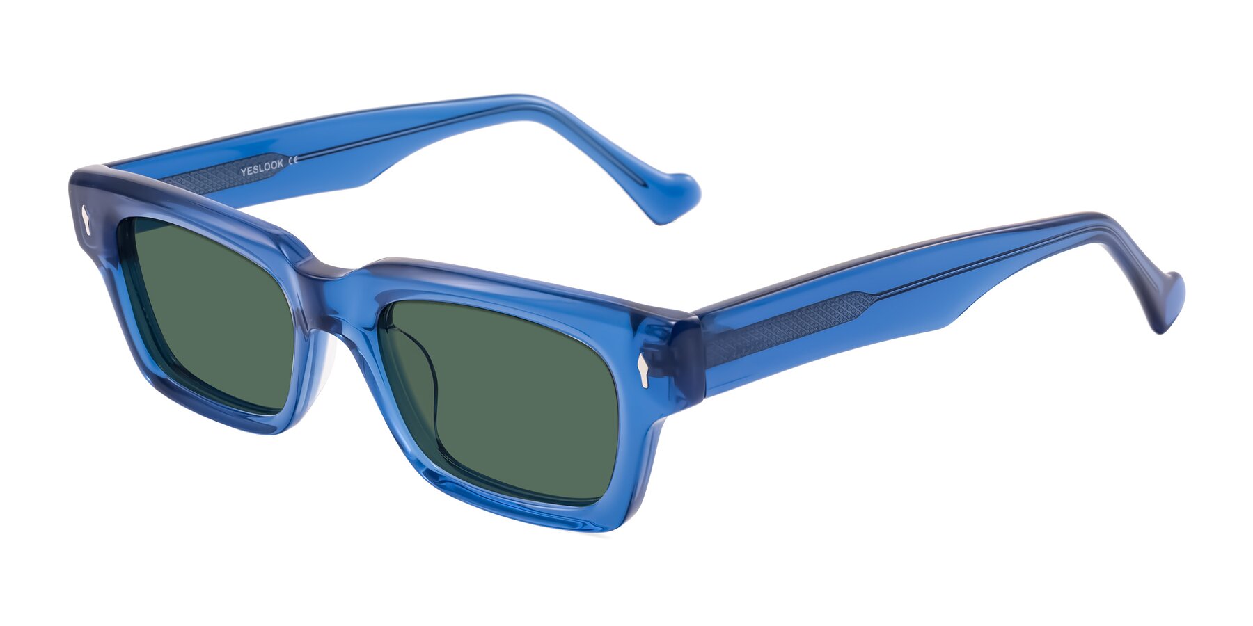 Angle of Xallon in Blue with Green Polarized Lenses