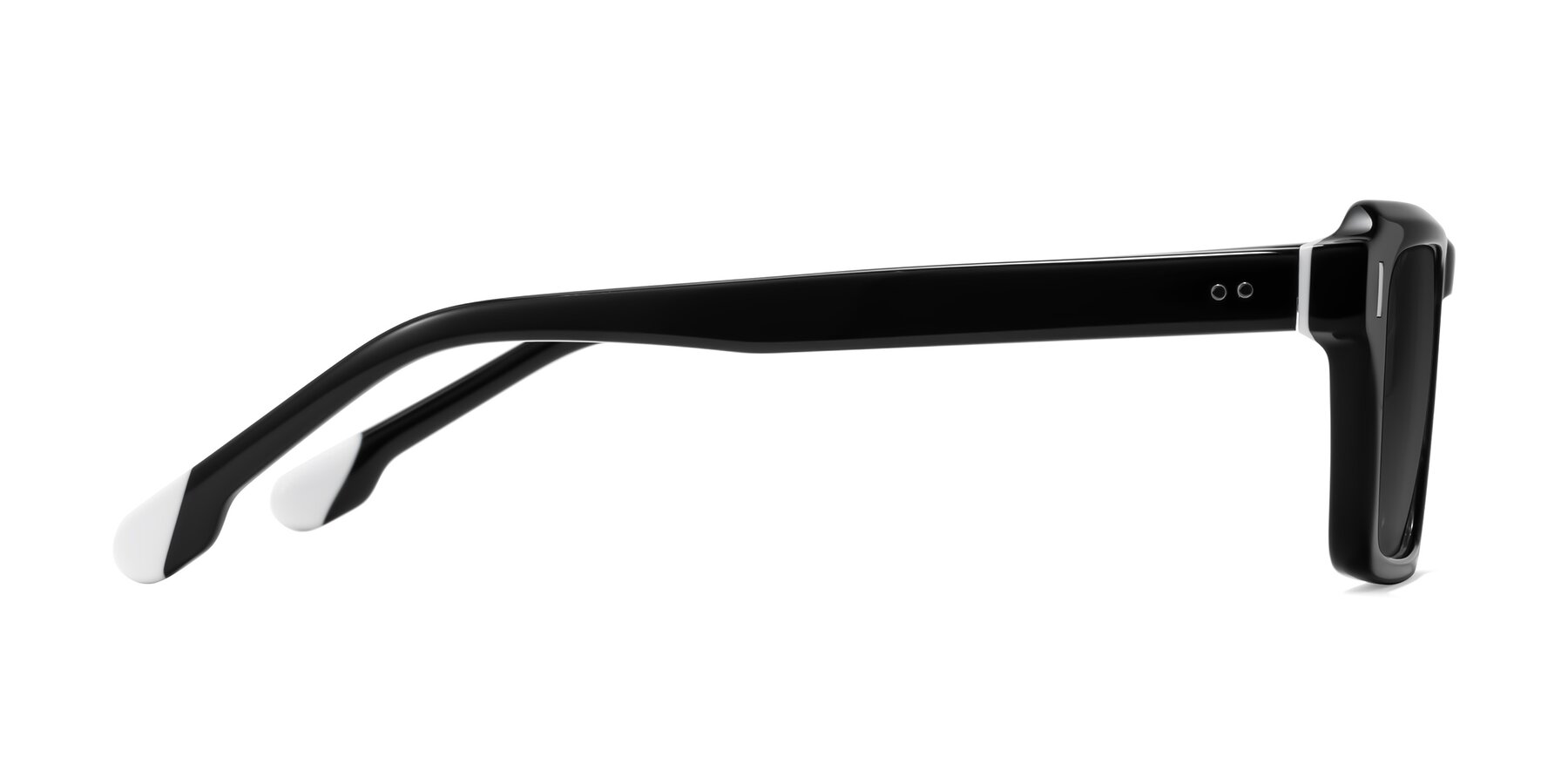 Side of Sloan in Black with Gray Tinted Lenses