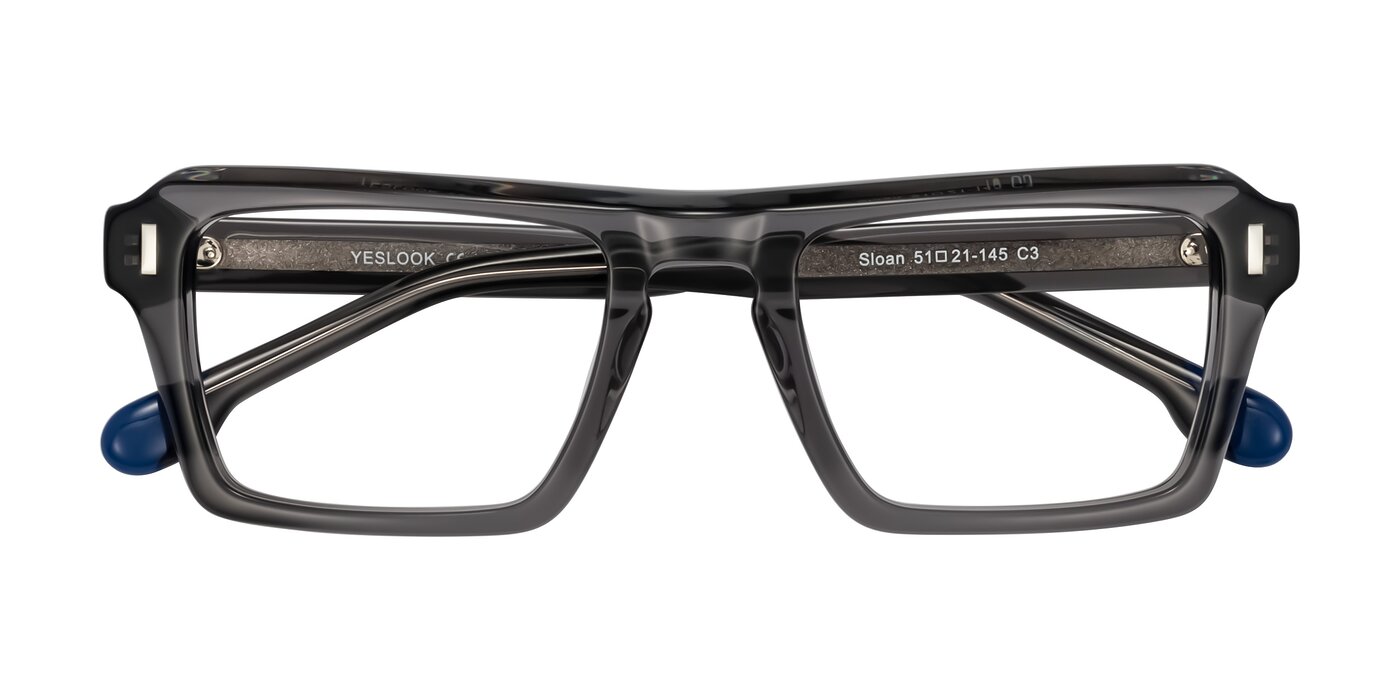 Sloan - Translucent Gray Eyeglasses