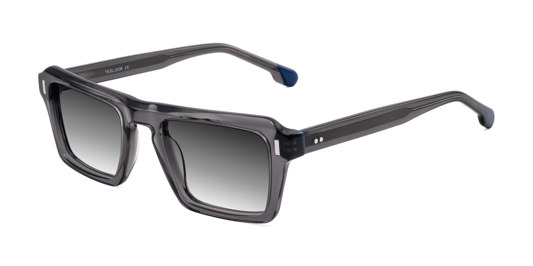 Angle of Sloan in Translucent Gray with Gray Gradient Lenses