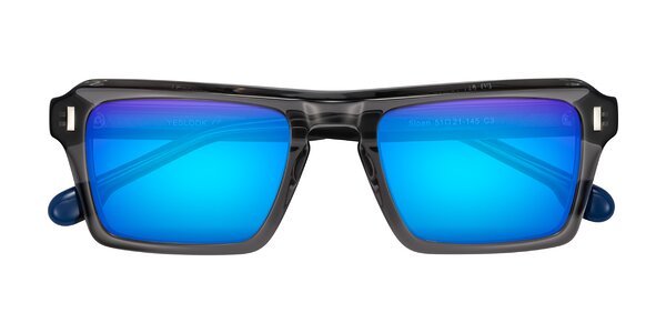 Front of Sloan in Translucent Gray