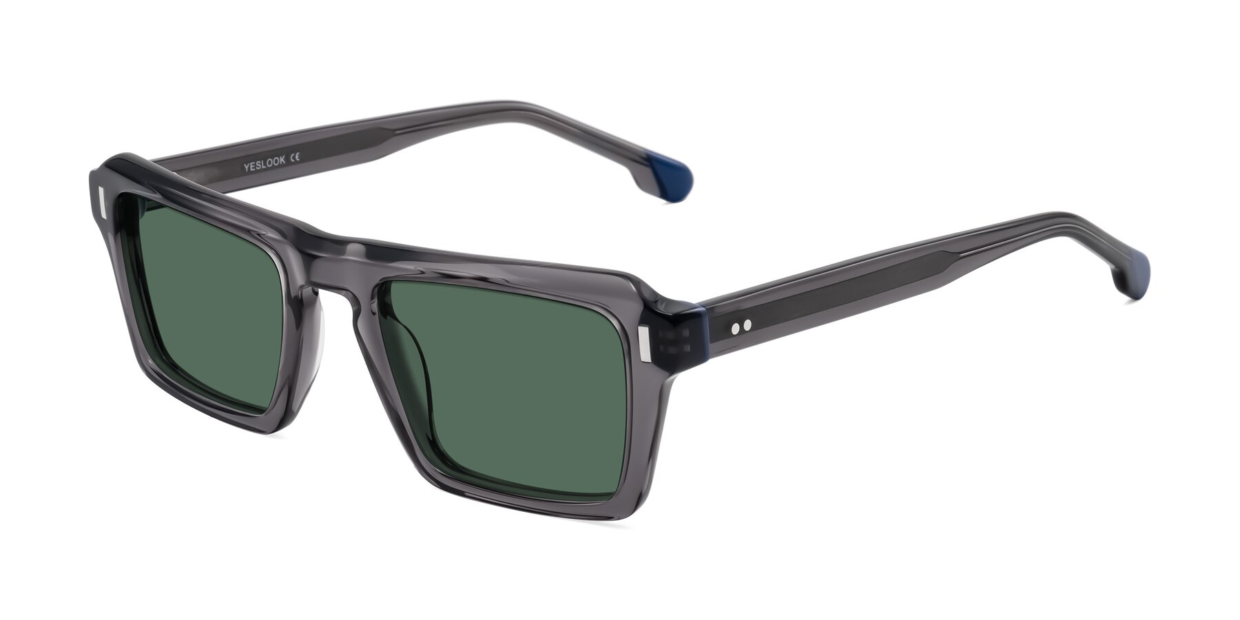 Angle of Sloan in Translucent Gray with Green Polarized Lenses