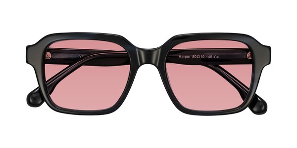 Front of Harper in Dark Blue Striped