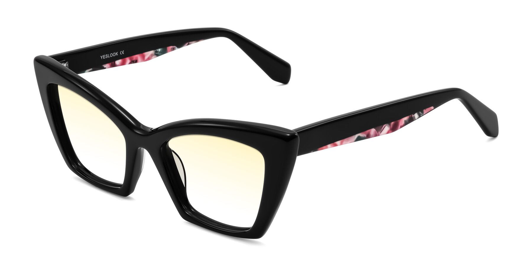 Angle of Wayar in Black with Yellow Gradient Lenses