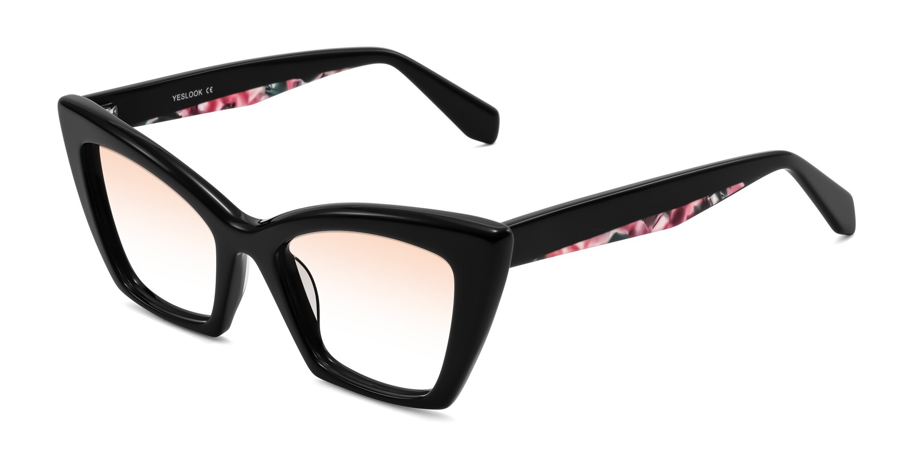 Angle of Wayar in Black with Orange Gradient Lenses