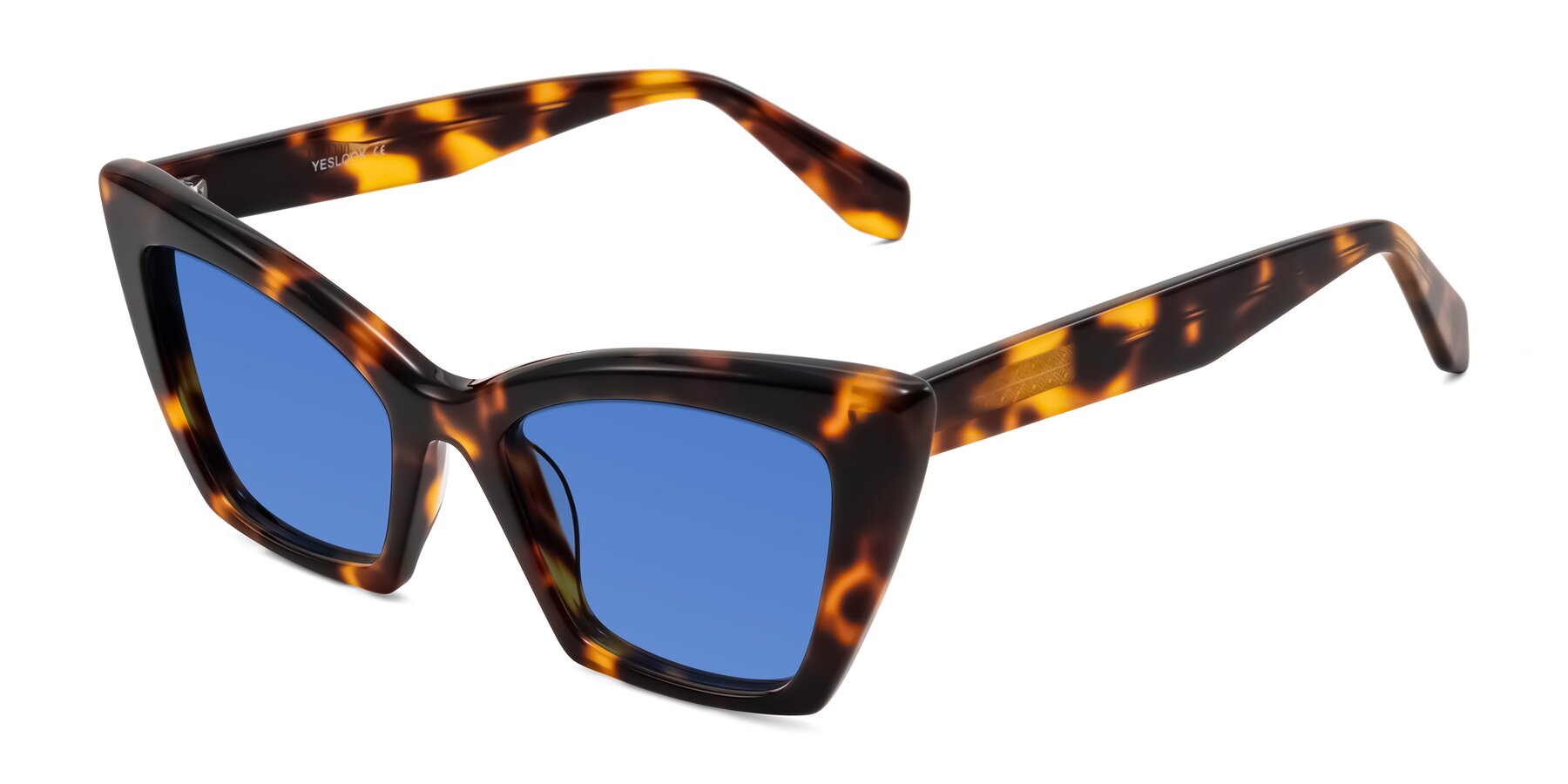 Angle of Wayar in Tortoise with Blue Tinted Lenses