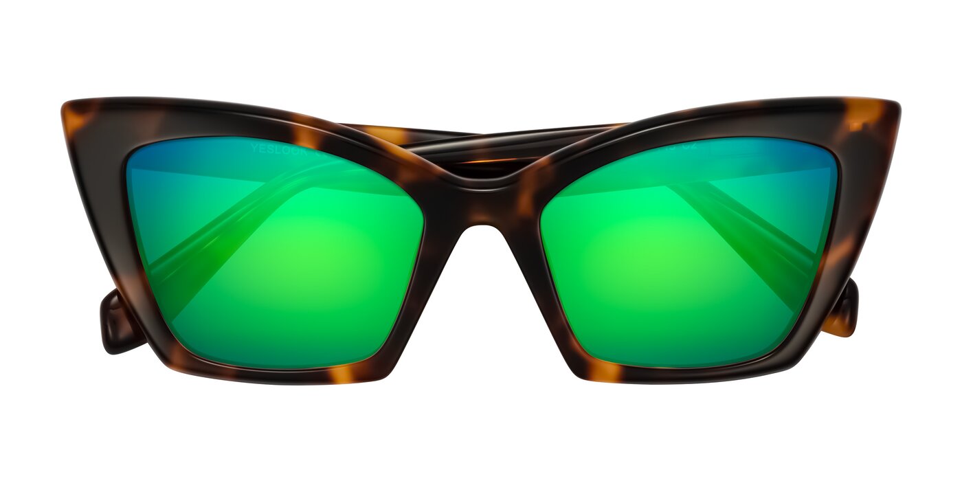 Wayar - Tortoise Flash Mirrored Sunglasses