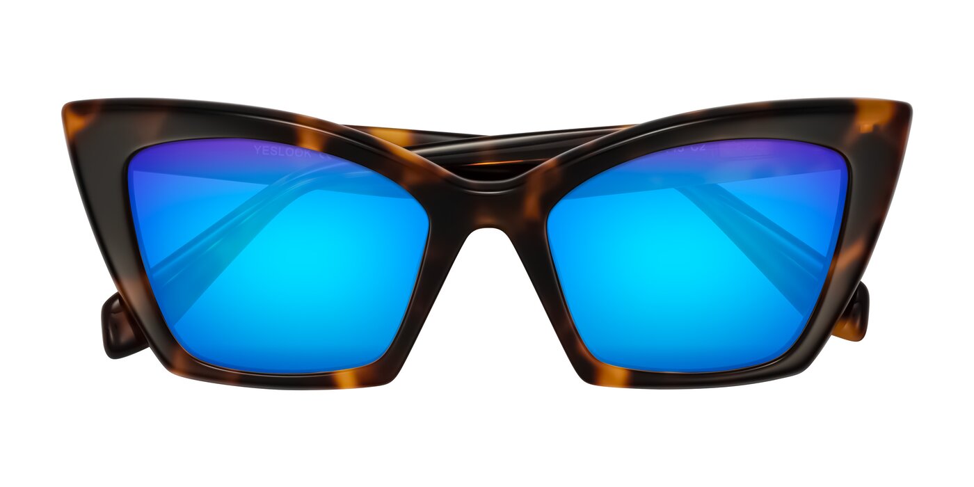 Wayar - Tortoise Flash Mirrored Sunglasses