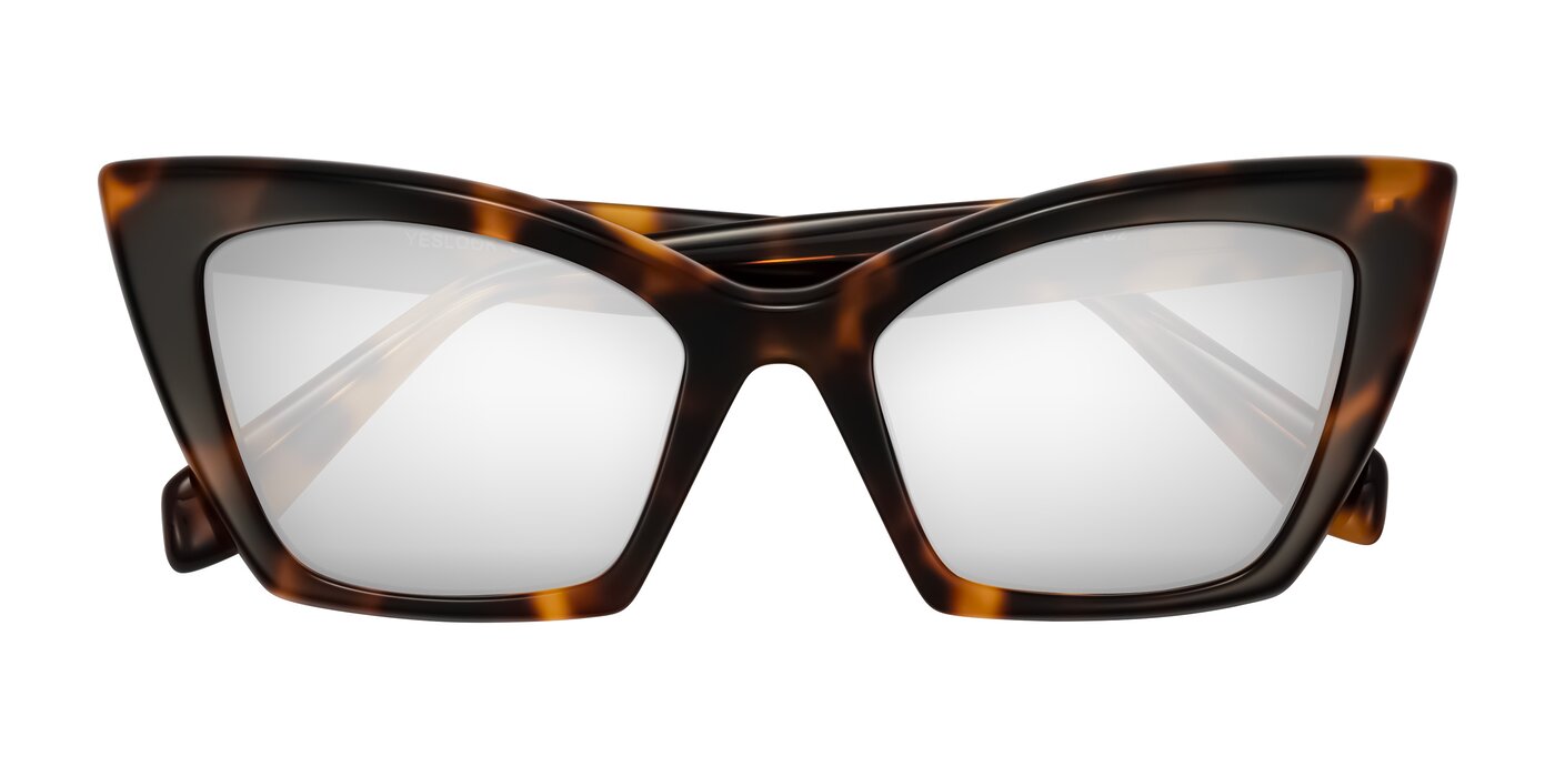 Wayar - Tortoise Flash Mirrored Sunglasses