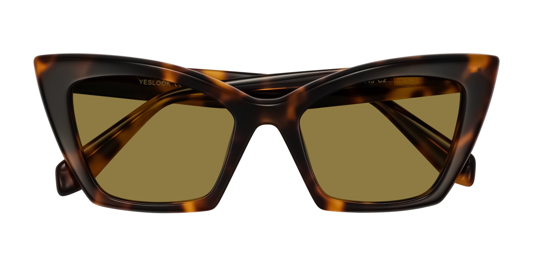 Folded Front of Wayar in Tortoise with Brown Polarized Lenses