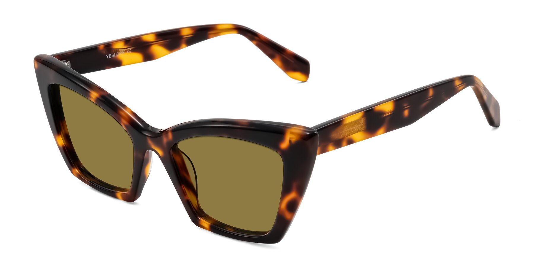 Angle of Wayar in Tortoise with Brown Polarized Lenses
