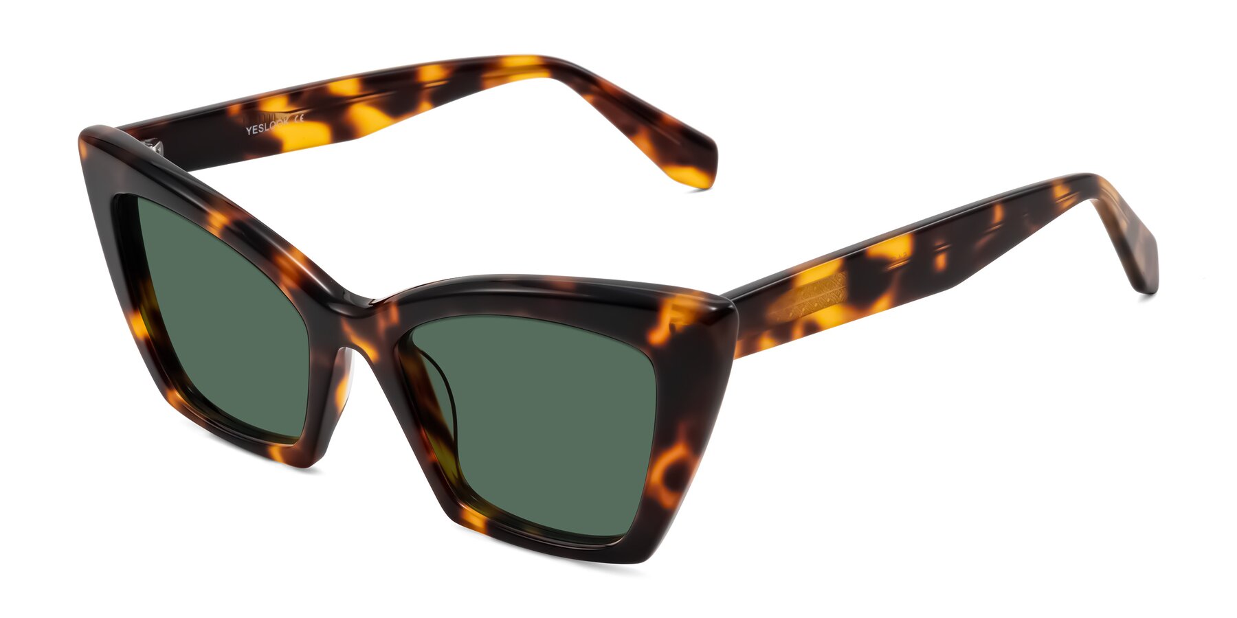 Angle of Wayar in Tortoise with Green Polarized Lenses